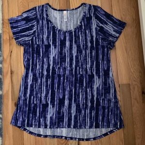 Lularoe Classic T Size M Blue and Purple